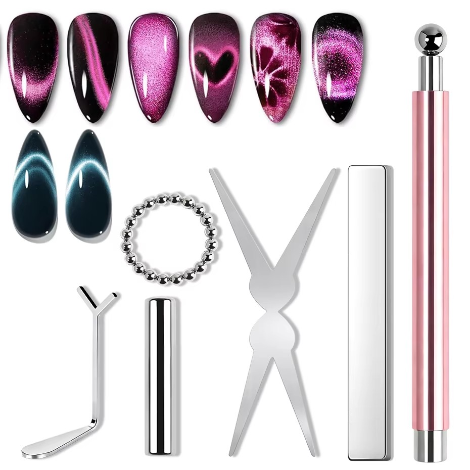 1/6Pcs Cat Eye Nail Magnet Too - Sanding Stick Set review and price