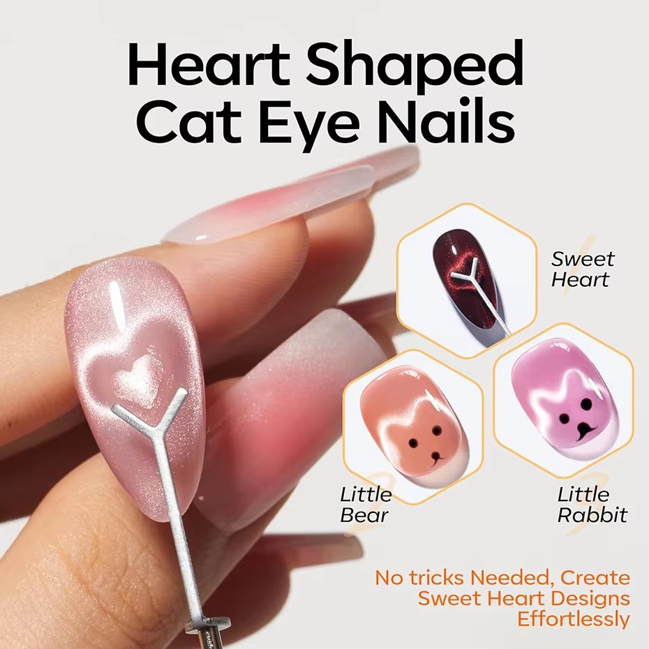 1/6Pcs Cat Eye Nail Magnet Too - Sanding Stick Set review and price