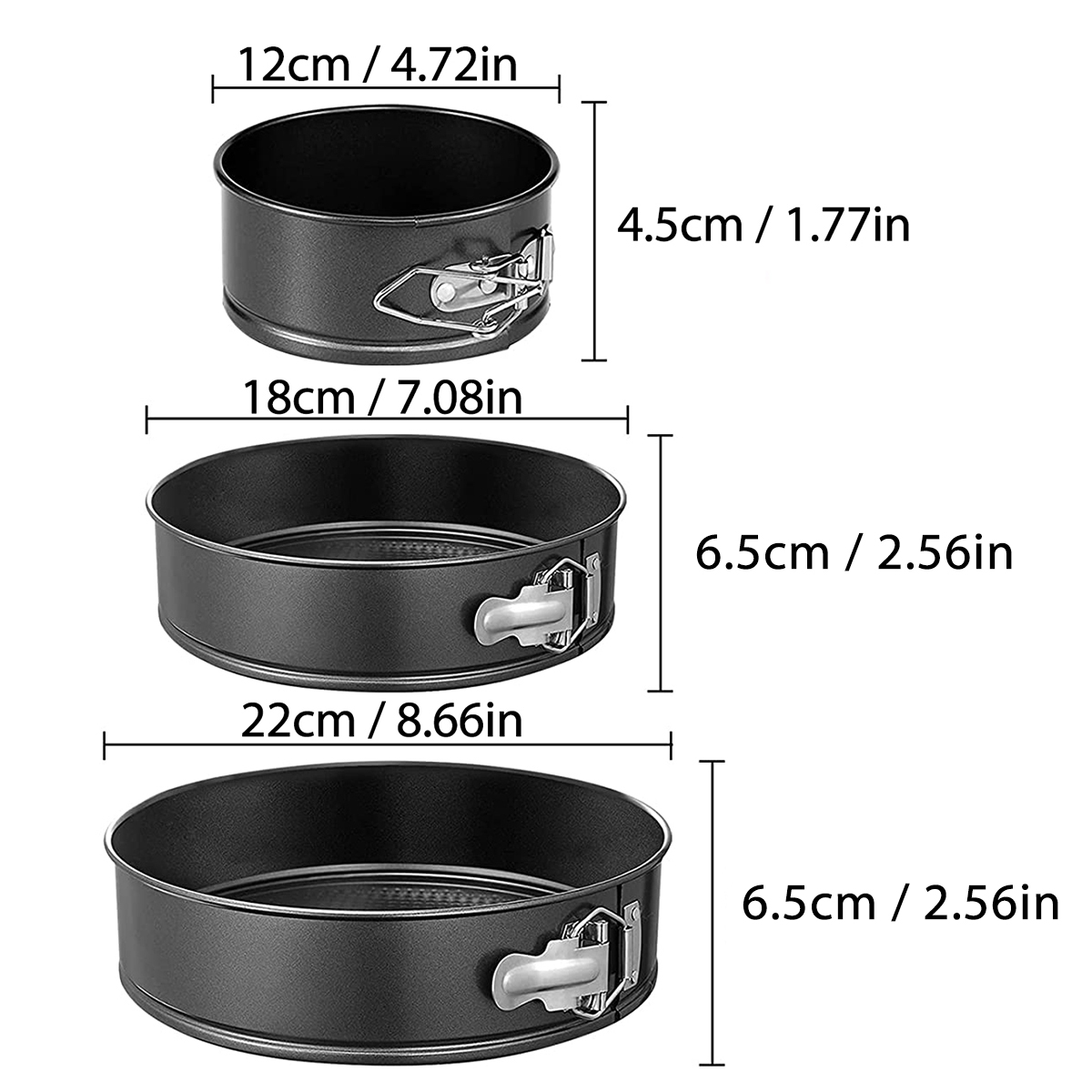 1PC, 3PCS Cake Pan Set, Round  - Model Kit For Beginners review and price