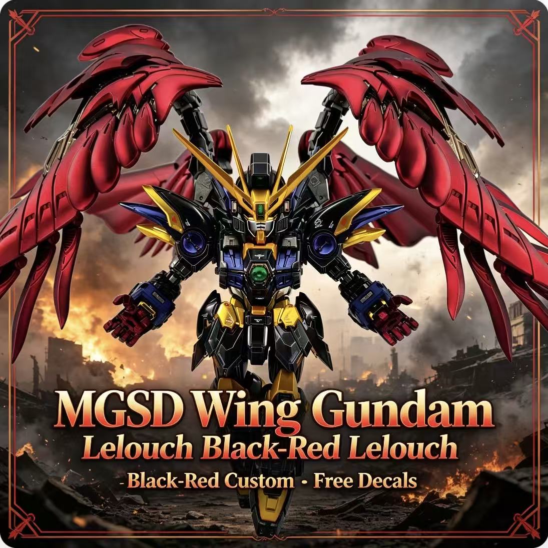 MGSD Wing Lelouch Color Scheme - Model Kit Zeus review and price