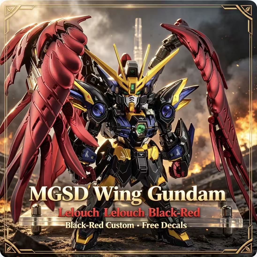 MGSD Wing Lelouch Color Scheme - Model Kit Zeus review and price