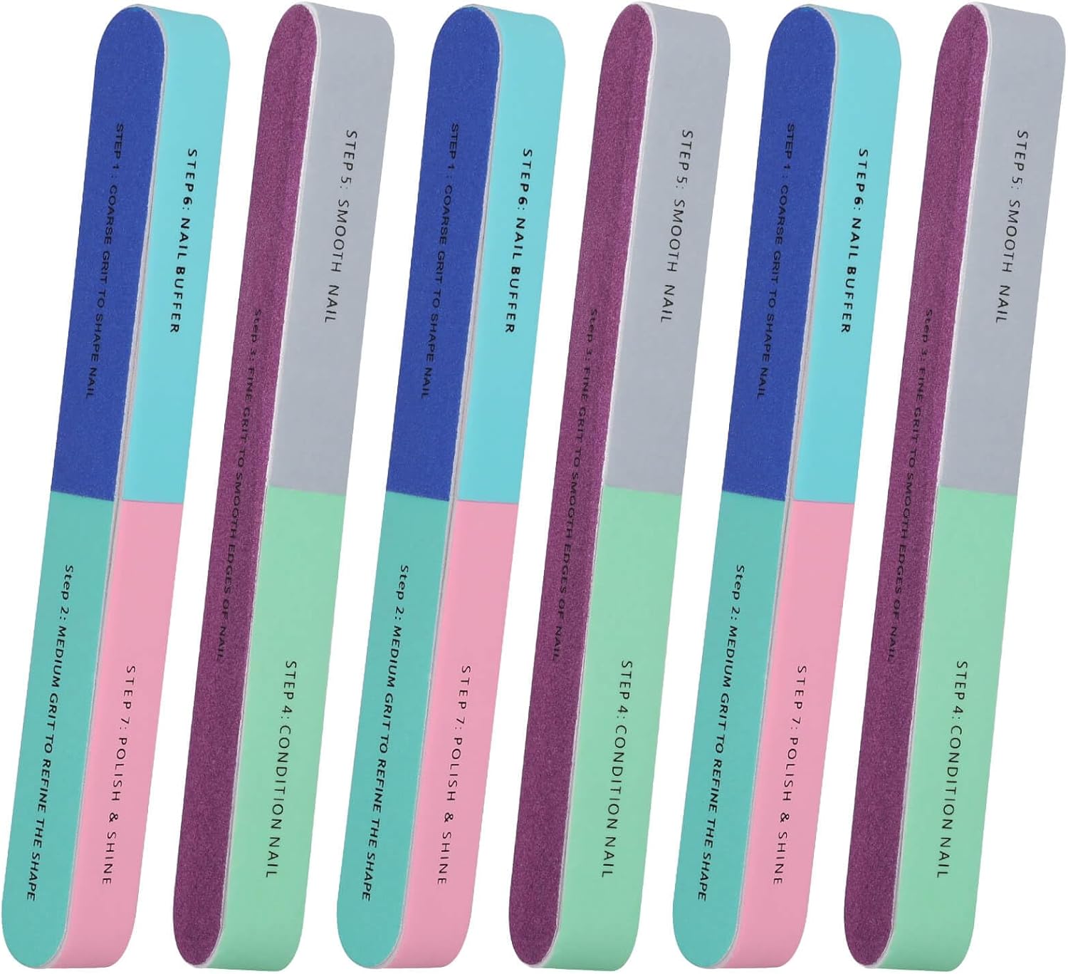 1/5Pcs Nail File Seven Sided P - Sanding Stick Set review and price