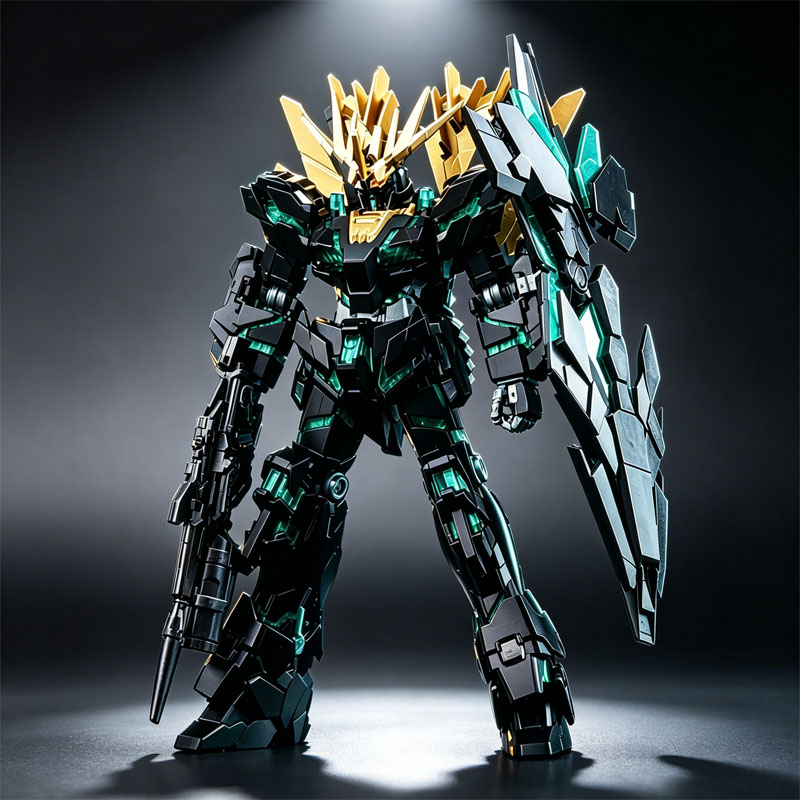 HG 1/144 RX-0 Unicorn Banshee  - Model Kit Zeus review and price