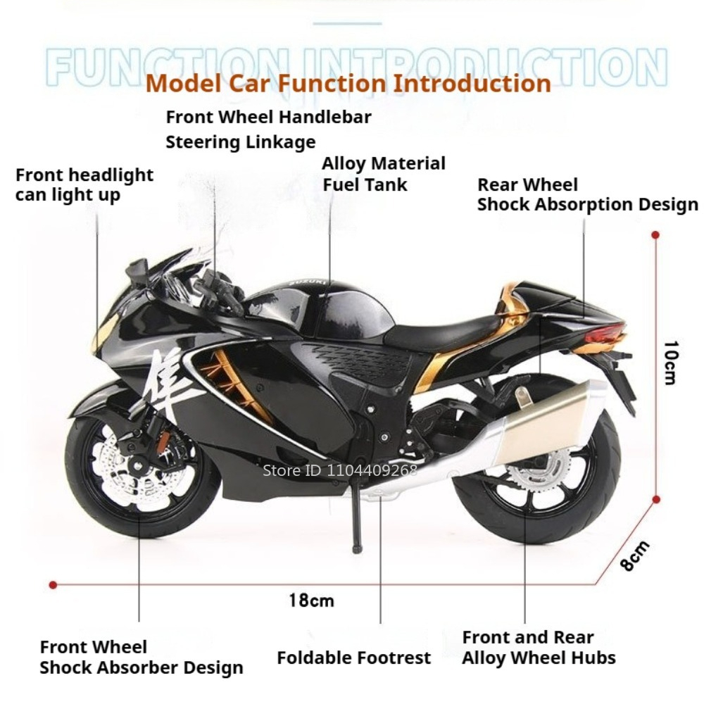 Scale 1:12 Suzuki Hayabusa GSX - Model Kit Aoshima review and price