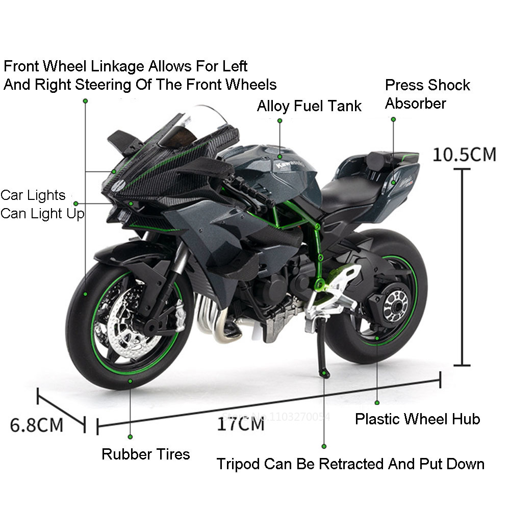 1:12 Kawasaki H2R BWM S1000RR  - Model Kit Aoshima review and price