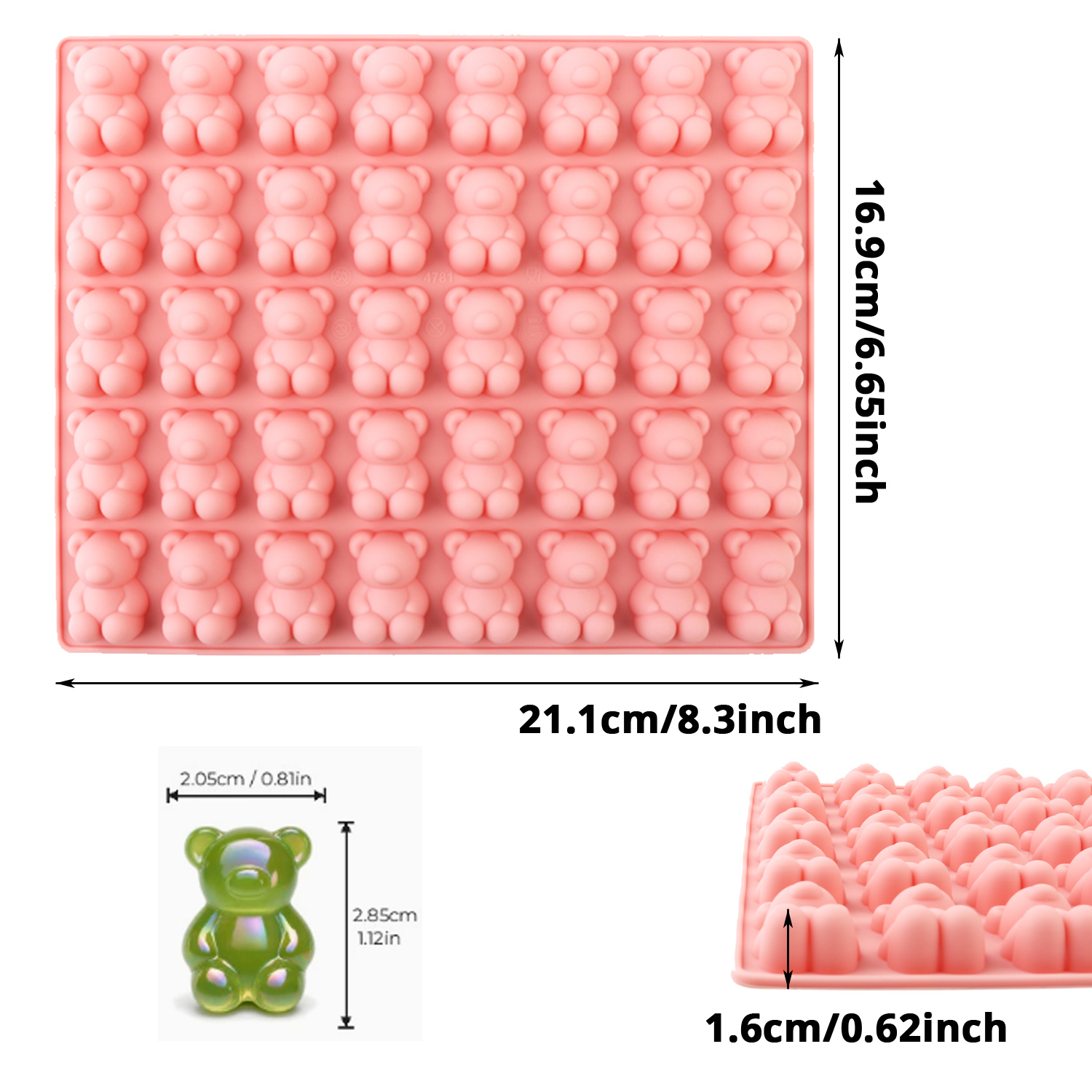 40-Cavity Bear-Shaped Silicone - Model Kit For Beginners review and price