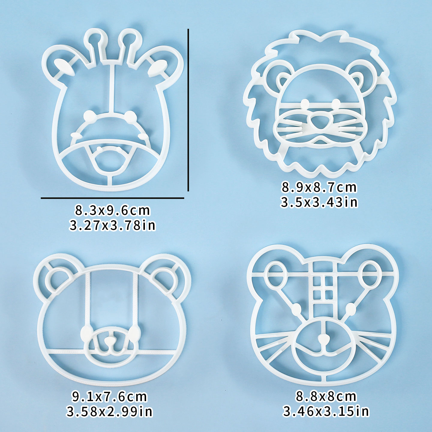 4 Pcs Animal Cookie Cutters Se - Model Kit For Beginners review and price