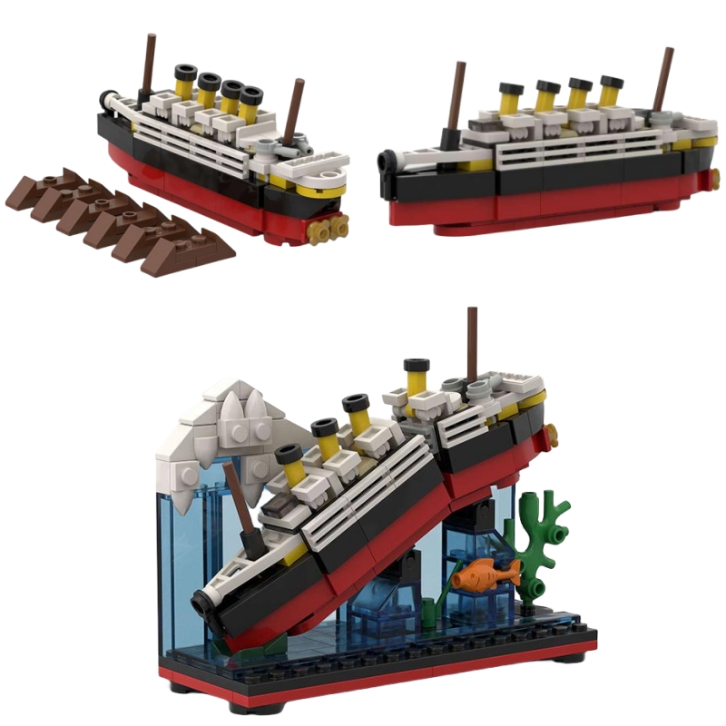 Titanic Break In Half With Cas - Model Kit Titanic review and price