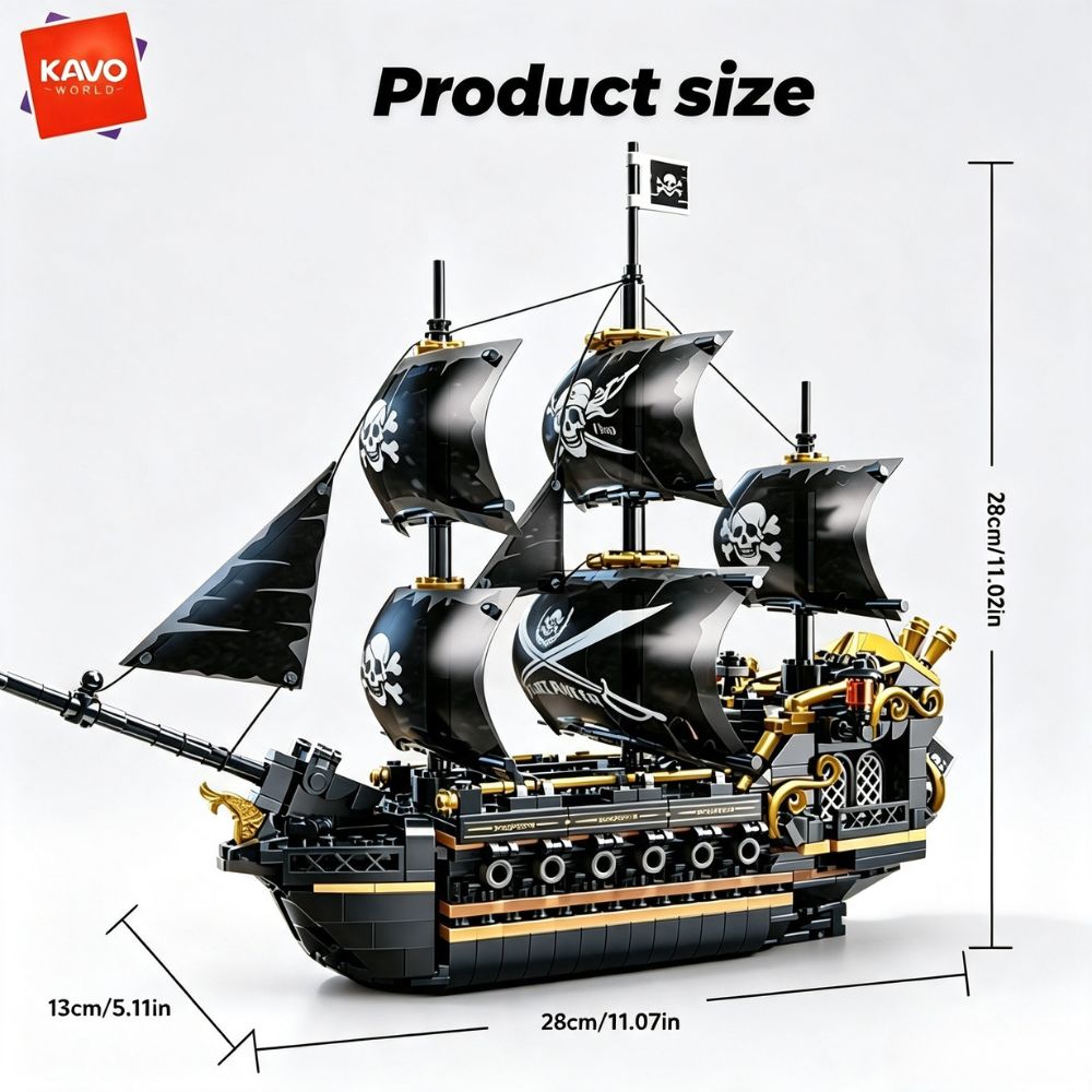 KAVOWORLD 801pcs 1799 Classic  - Model Kit Companies review and price