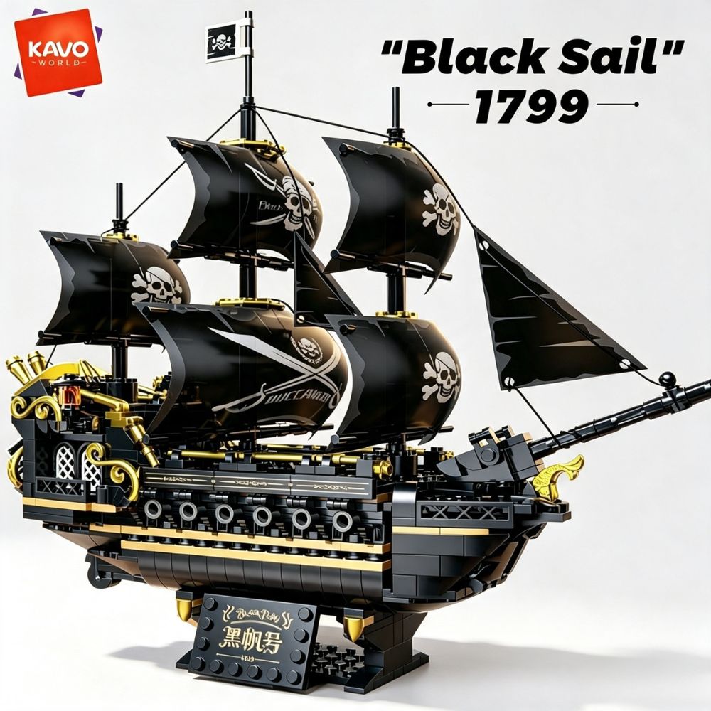 KAVOWORLD 801pcs 1799 Classic  - Model Kit Companies review and price
