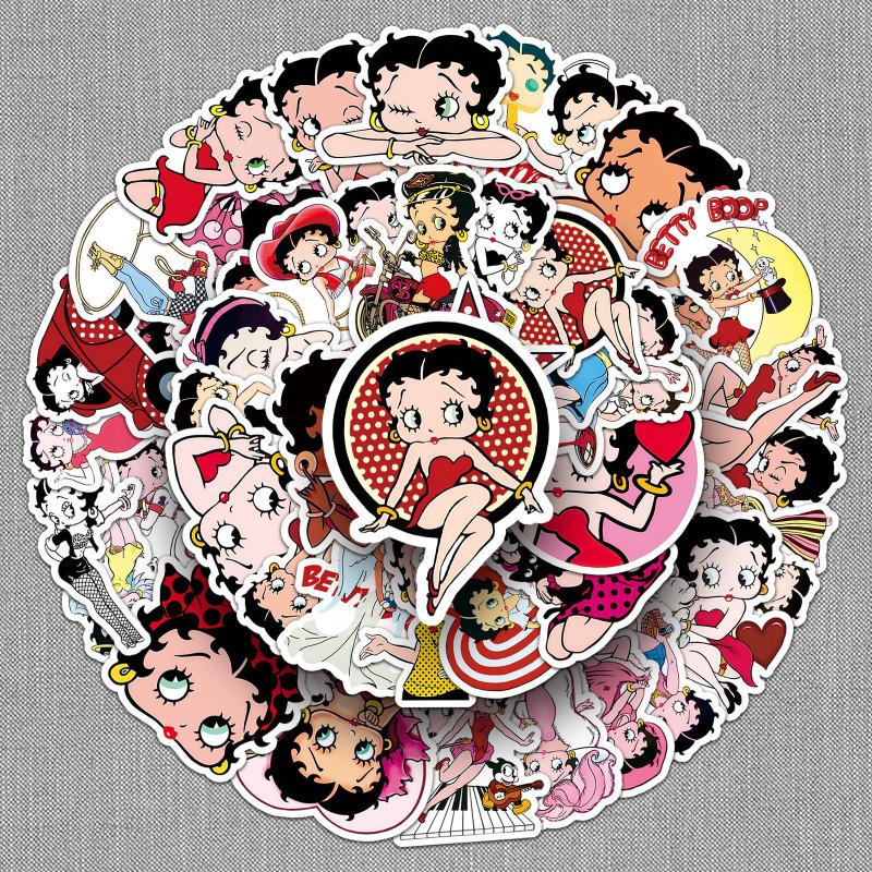 Betty Boop 50 stickers high co - Model Kit Game review and price
