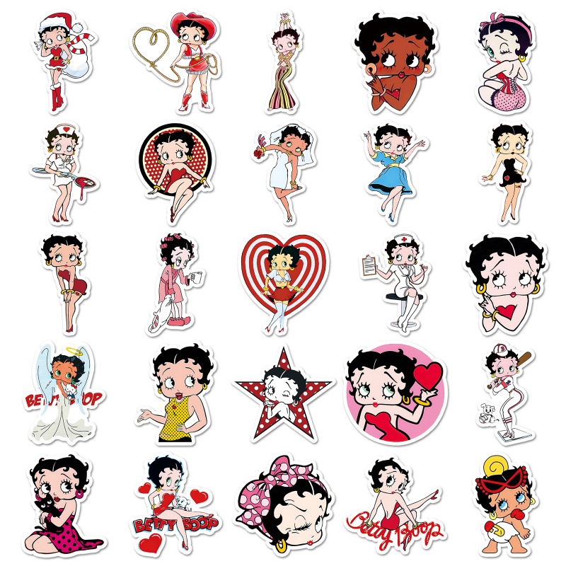 Betty Boop 50 stickers high co - Model Kit Game review and price